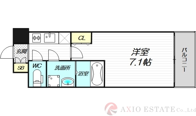 9階の間取り図