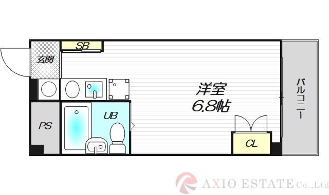 6階の間取り図