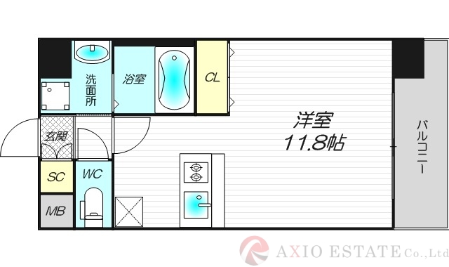 2階の間取り図