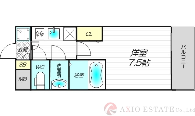 5階の間取り図