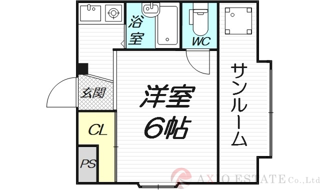 6階の間取り図