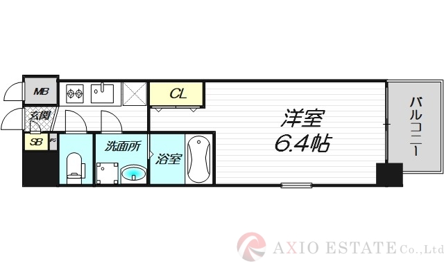 6階の間取り図