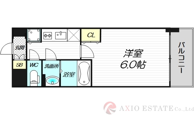 9階の間取り図