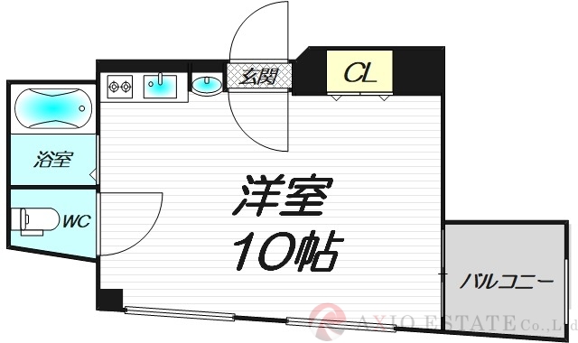 2階の間取り図