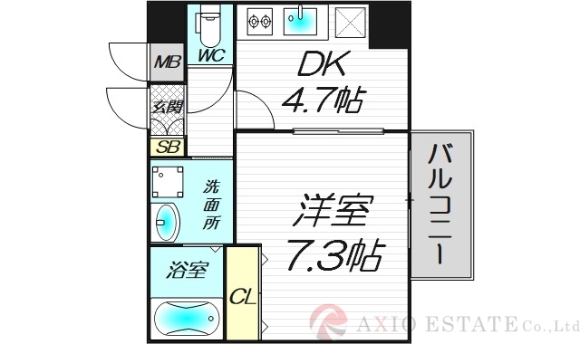 4階の間取り図