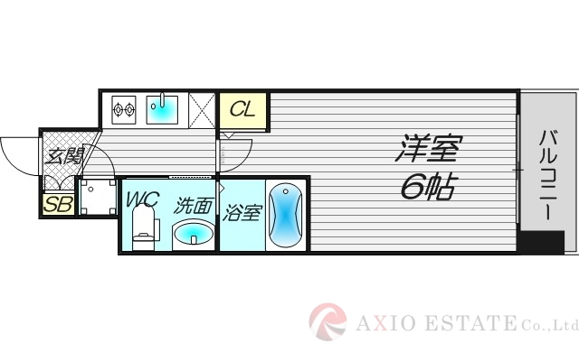 8階の間取り図