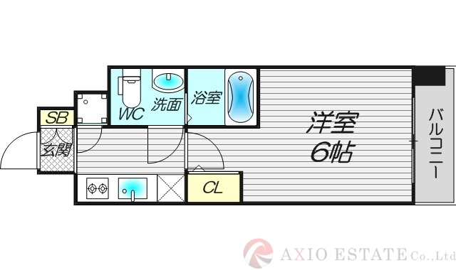 8階の間取り図