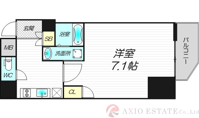 3階の間取り図