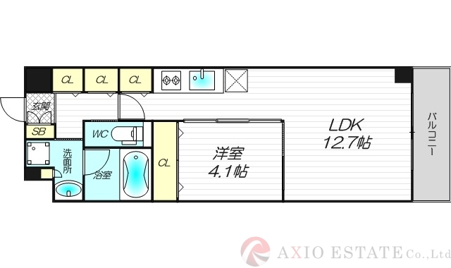 7階の間取り図