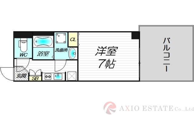 1階の間取り図