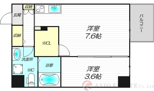 6階の間取り図