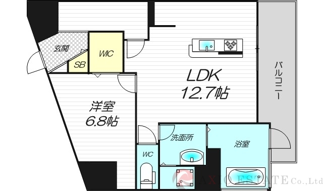 9階の間取り図