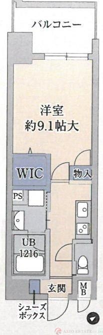 間取り　南東向き