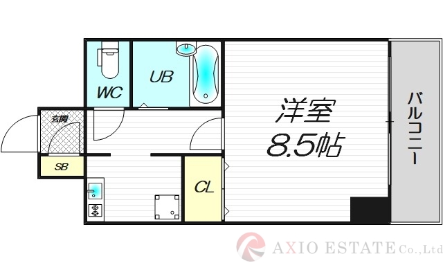 6階の間取り図