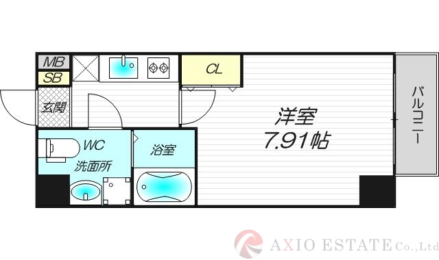 3階の間取り図