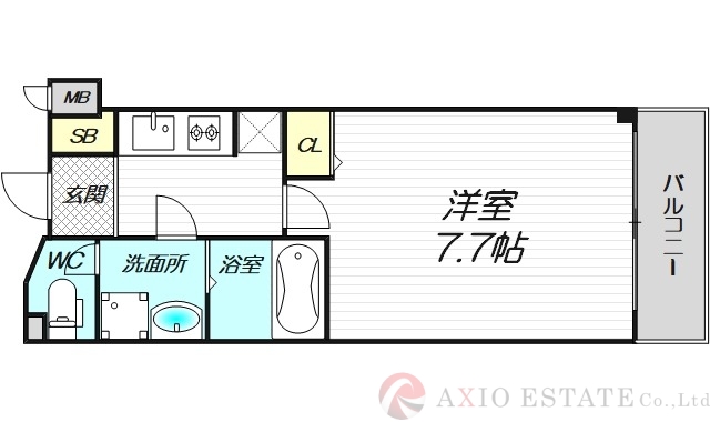 5階の間取り図