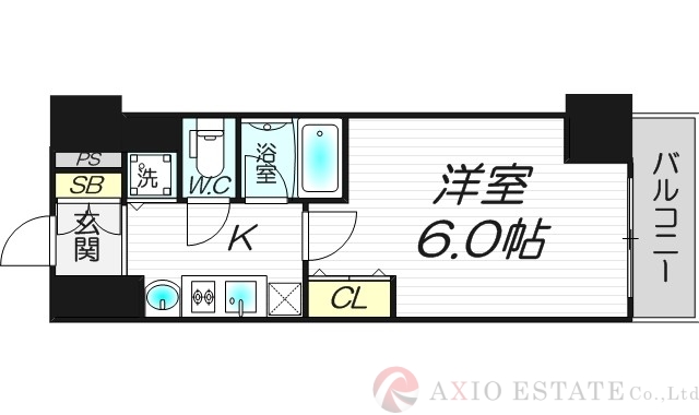 2階の間取り図