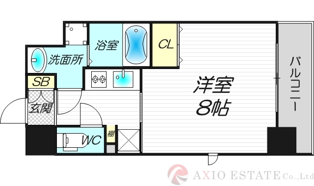 2階の間取り図