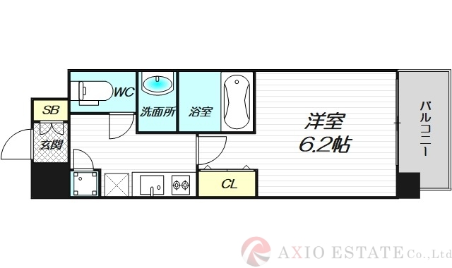 6階の間取り図