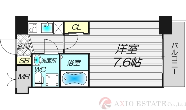 9階の間取り図