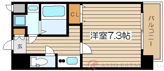 8階の間取り図