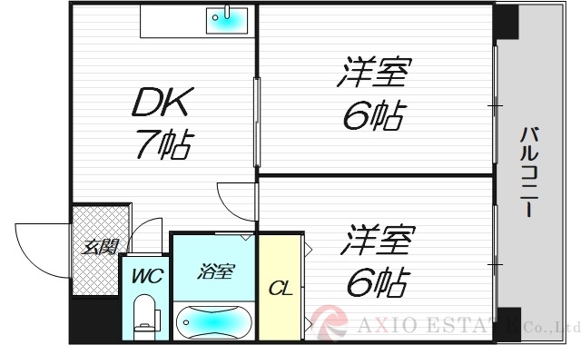 4階の間取り図