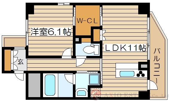 3階の間取り図