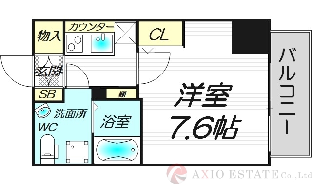 7階の間取り図