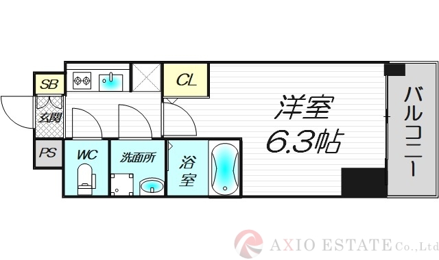 2階の間取り図