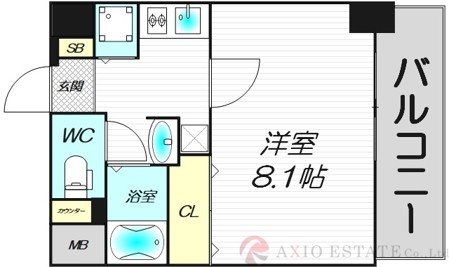 3階の間取り図