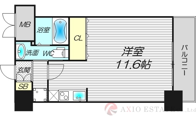 2階の間取り図