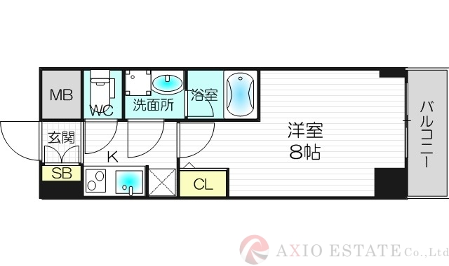 6階の間取り図