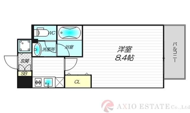 9階の間取り図