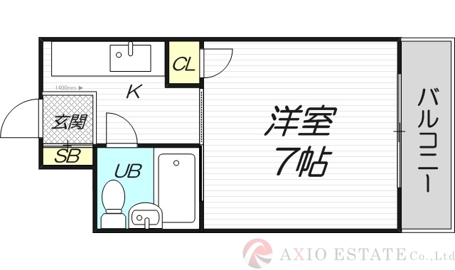 1階の間取り図