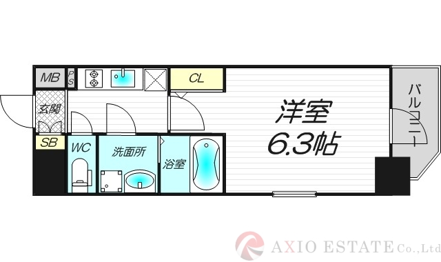 7階の間取り図