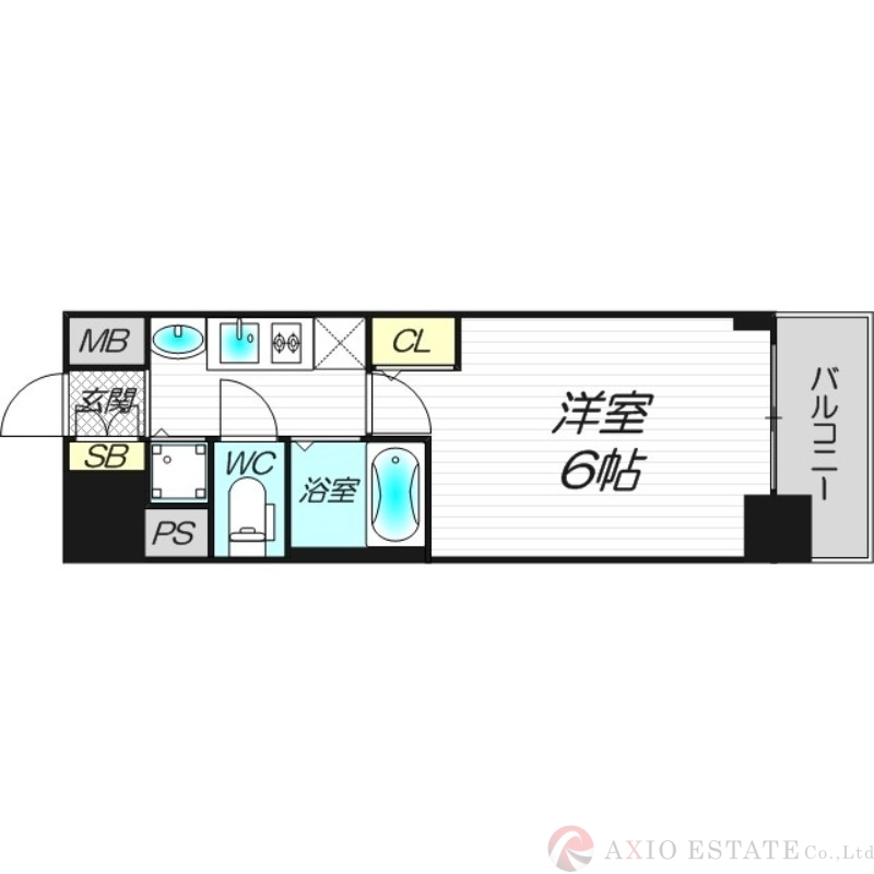 4階の間取り図