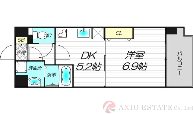 7階の間取り図