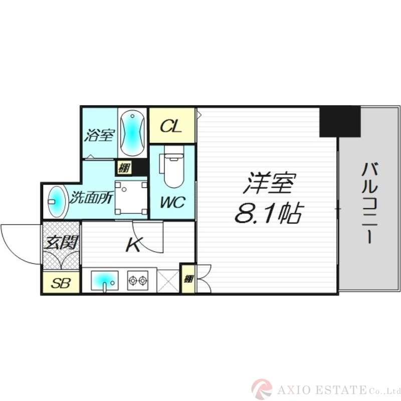 6階の間取り図