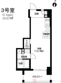 9階の間取り図