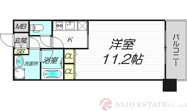 6階の間取り図