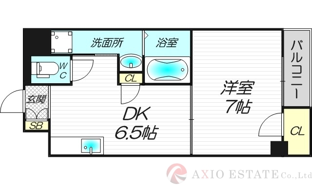 4階の間取り図