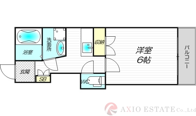 4階の間取り図