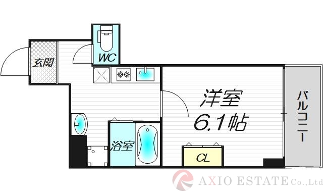 2階の間取り図