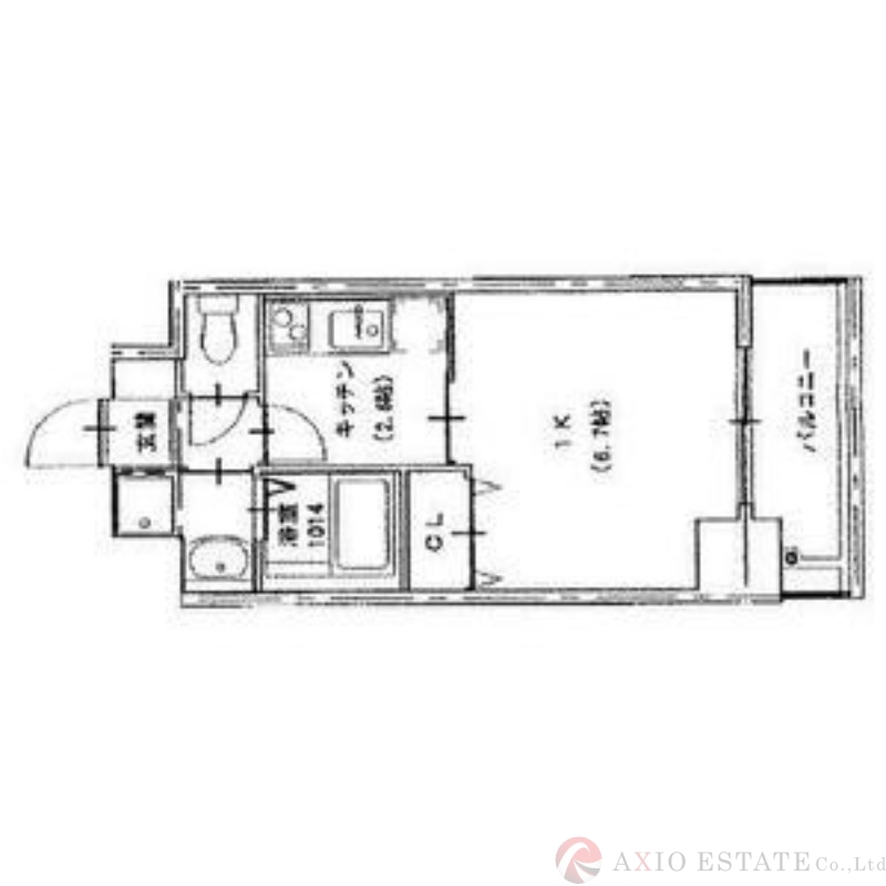 8階の間取り図