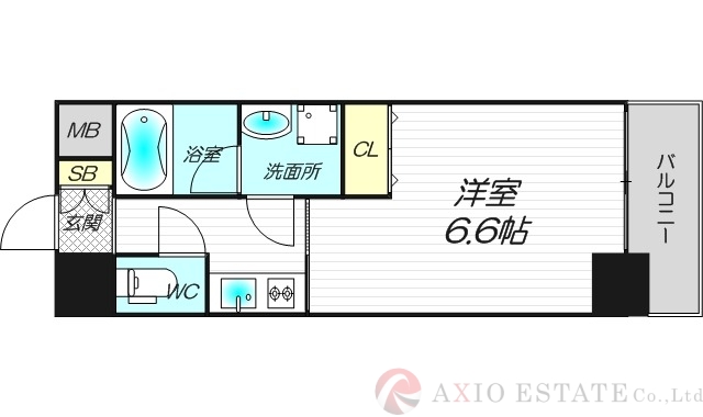 8階の間取り図