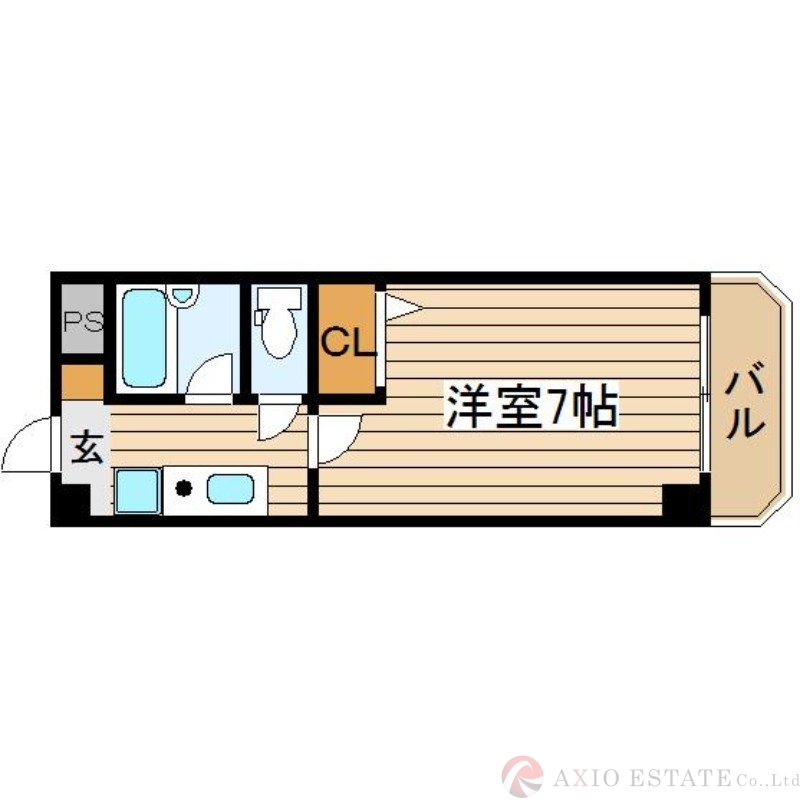 2階の間取り図