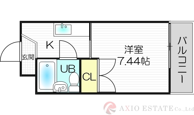 2階の間取り図