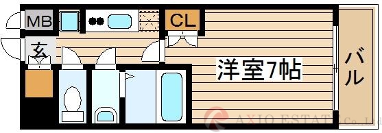 4階の間取り図