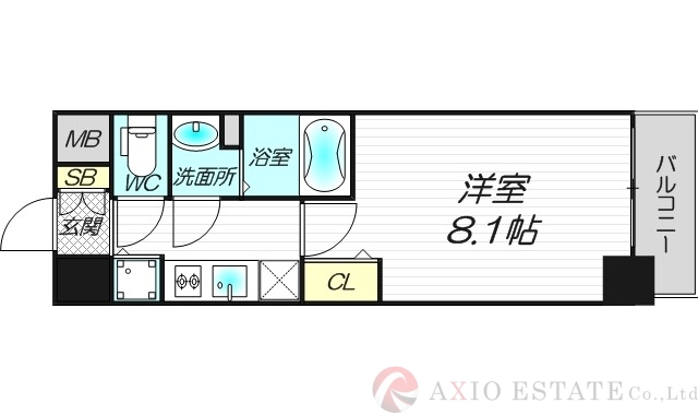 2階の間取り図