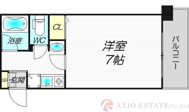 4階の間取り図